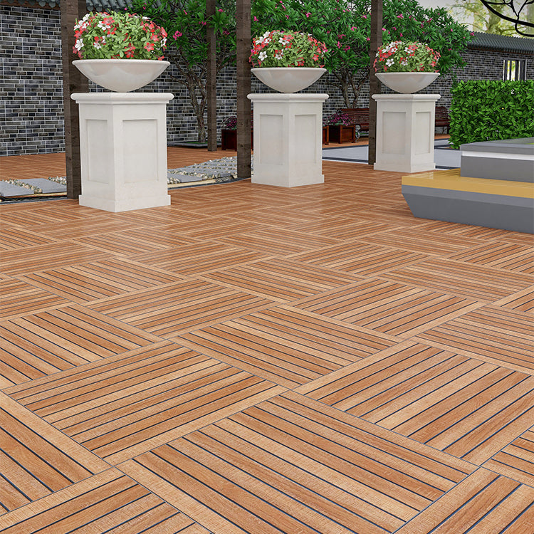 Outdoor Flooring Tiles 23.6" × 23.6" Flooring Tiles with Slip Resistant