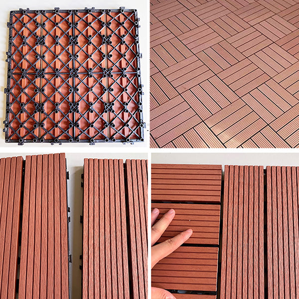 Interlocking Patio Flooring Tiles Composite Patio Flooring Tiles for Outdoor