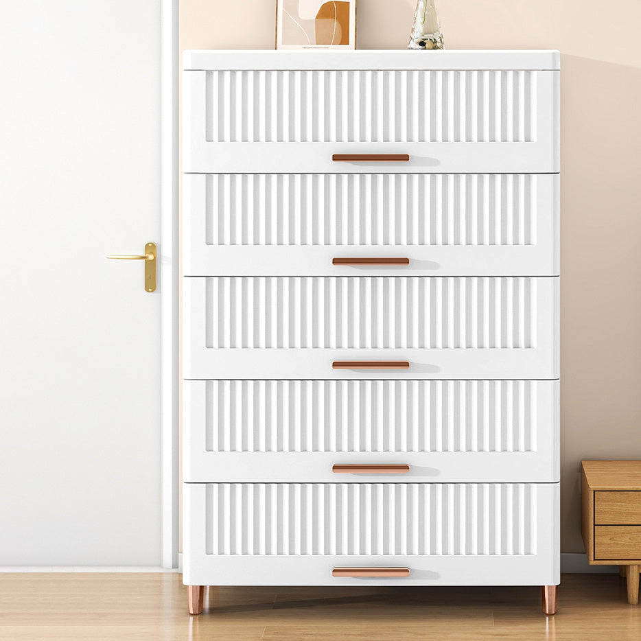 Scandinavian Plastic Vertical Baby Dresser with Drawers for Bedroom