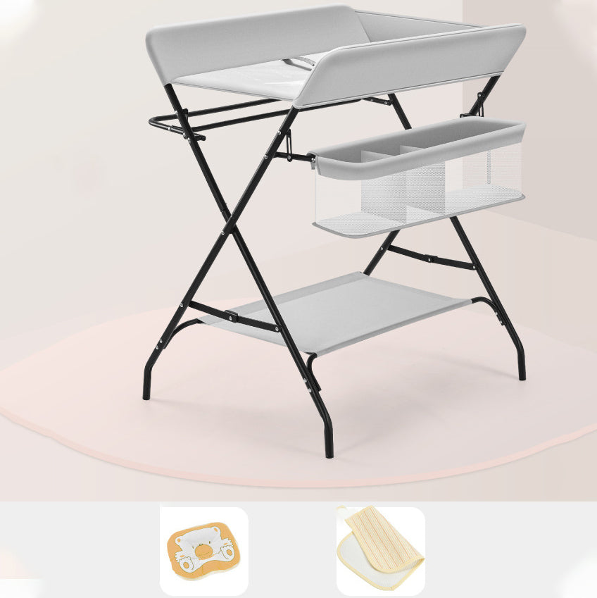 Folding Basket Baby Changing Table Portable Changing Table with Pad