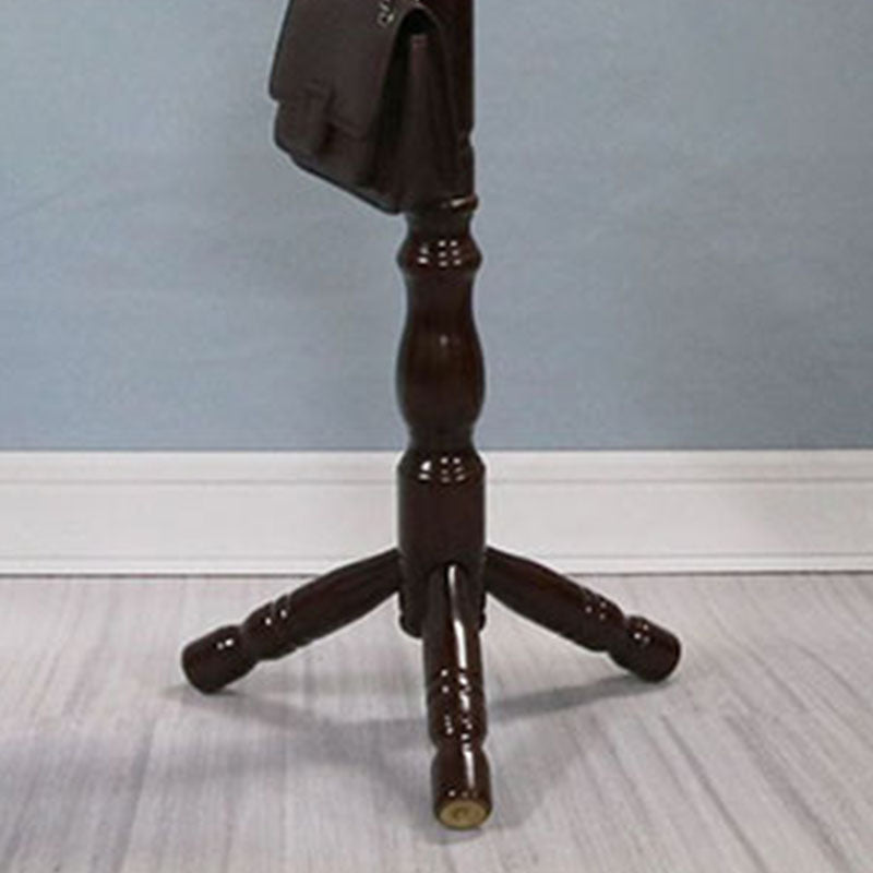 Traditional Wood Hall Tree Free Standing Entry Hall Tree with Coat Hooks