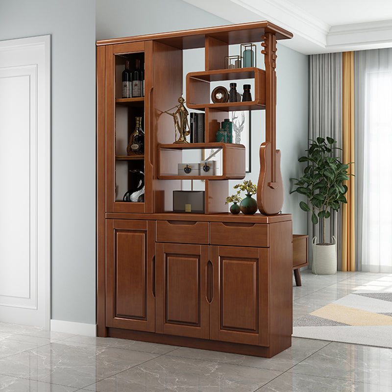 Contemporary 14.96" Wide Cabinet Wood Accent Cabinet with Drawers