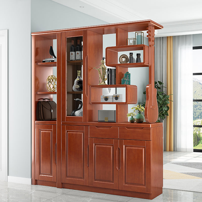 Contemporary 14.96" Wide Cabinet Wood Accent Cabinet with Drawers