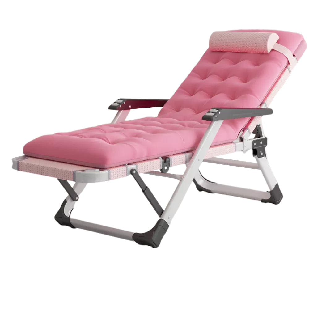 Contemporary Indoor Standard Recliner with Independent Foot Movement and Metal Base