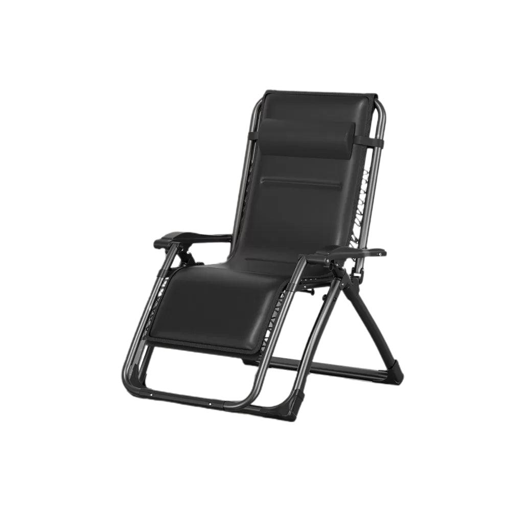 Contemporary Indoor Ergonimic Recliner in Solid Color Metal Base