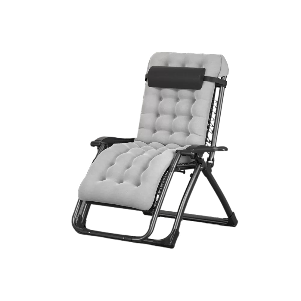 Contemporary Indoor Ergonimic Recliner in Solid Color Metal Base