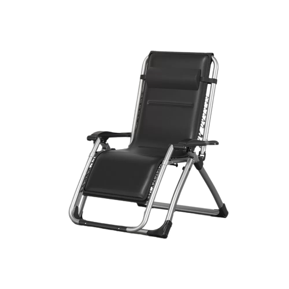 Contemporary Indoor Ergonimic Recliner in Solid Color Metal Base