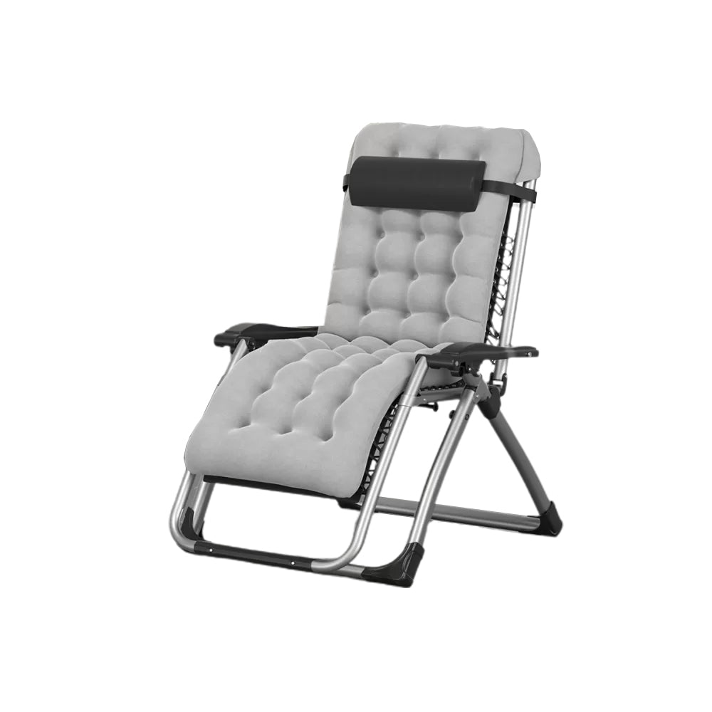 Contemporary Indoor Ergonimic Recliner in Solid Color Metal Base