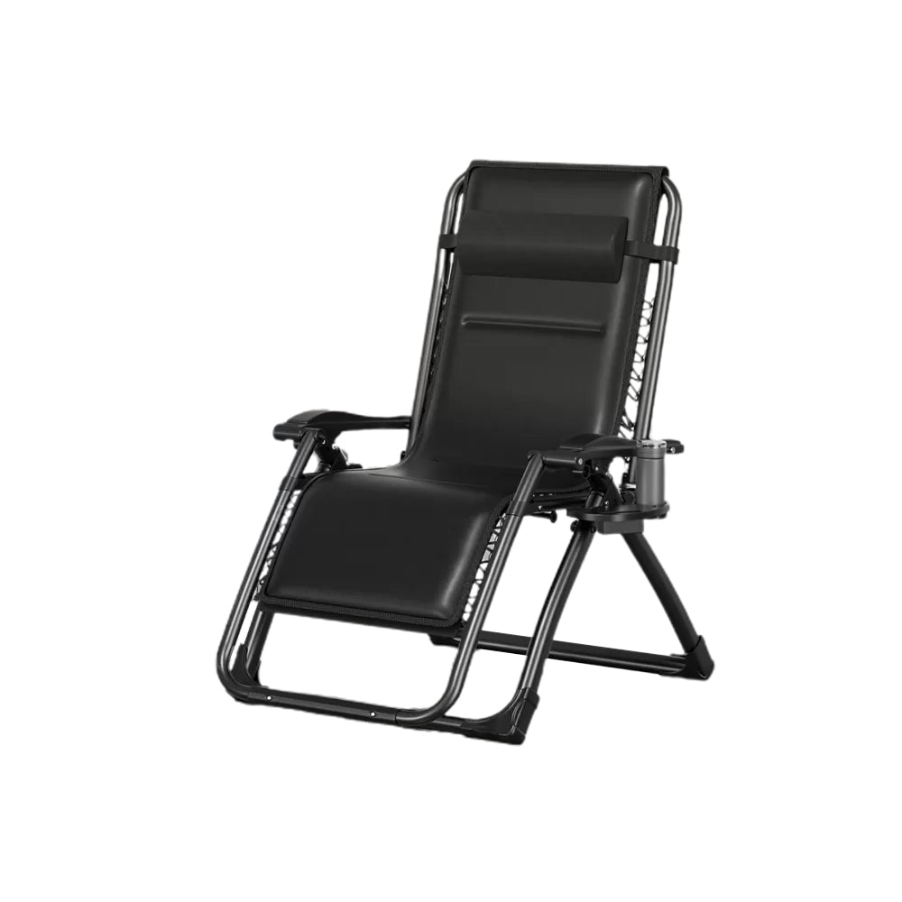 Contemporary Indoor Ergonimic Recliner in Solid Color Metal Base