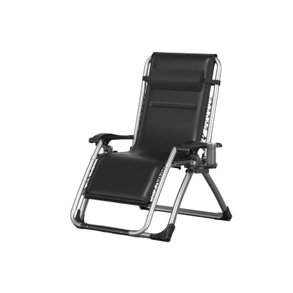 Contemporary Indoor Ergonimic Recliner in Solid Color Metal Base