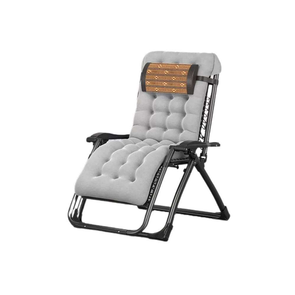 Contemporary Indoor Ergonimic Recliner in Solid Color Metal Base