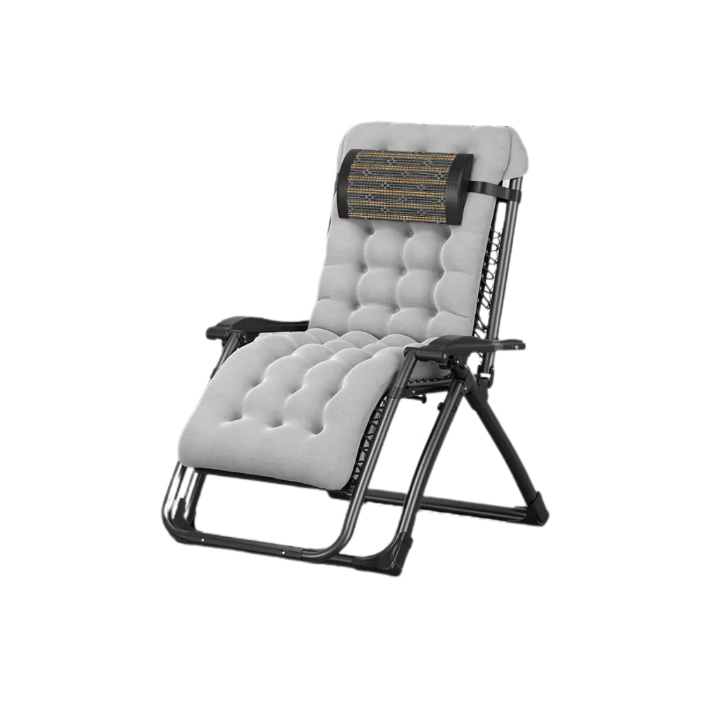 Contemporary Indoor Ergonimic Recliner in Solid Color Metal Base