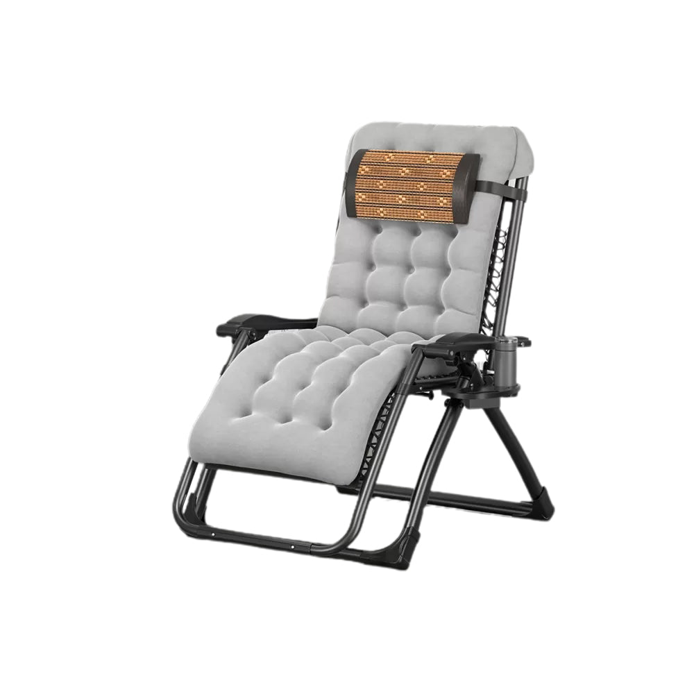 Contemporary Indoor Ergonimic Recliner in Solid Color Metal Base