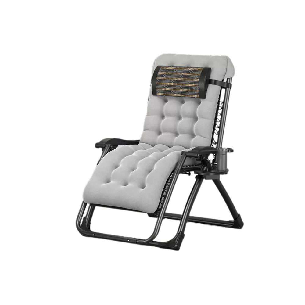 Contemporary Indoor Ergonimic Recliner in Solid Color Metal Base