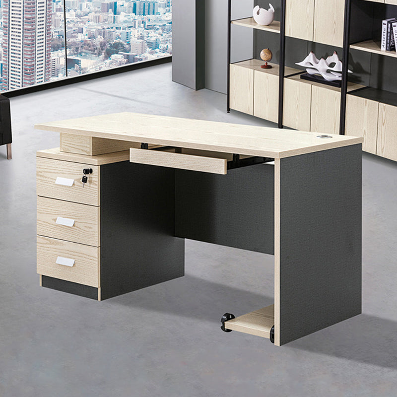 Engineered Wood Writing Desk Industrial Rectangular Desk for Office