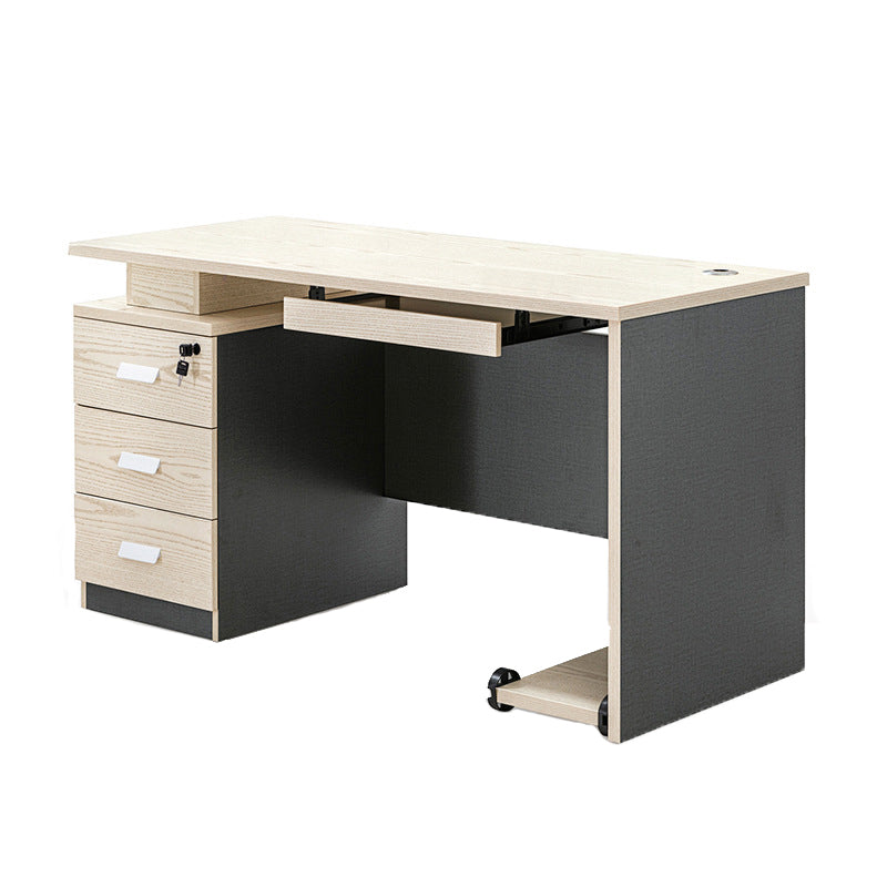 Engineered Wood Writing Desk Industrial Rectangular Desk for Office