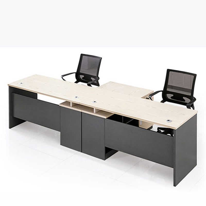 Engineered Wood Writing Desk Industrial Rectangular Desk for Office