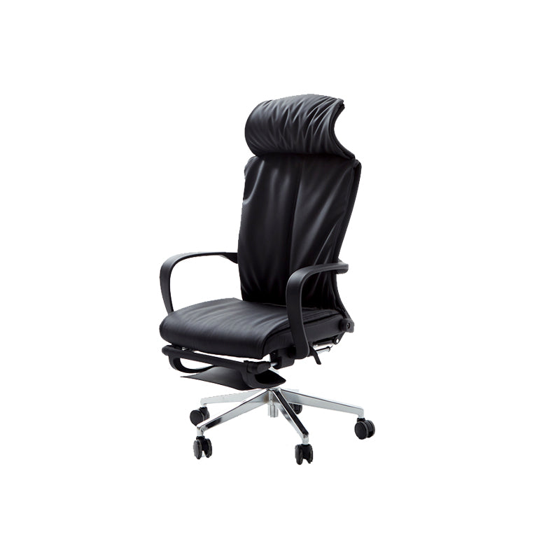 Modern Fixed Arms Managers Chair Adjustable Seat Height Desk Chair for Office