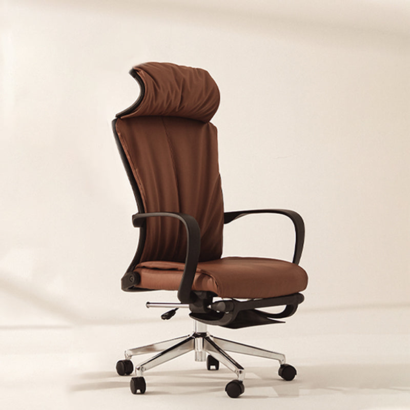 Modern Fixed Arms Managers Chair Adjustable Seat Height Desk Chair for Office