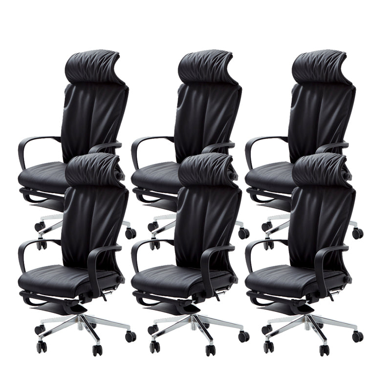 Modern Fixed Arms Managers Chair Adjustable Seat Height Desk Chair for Office