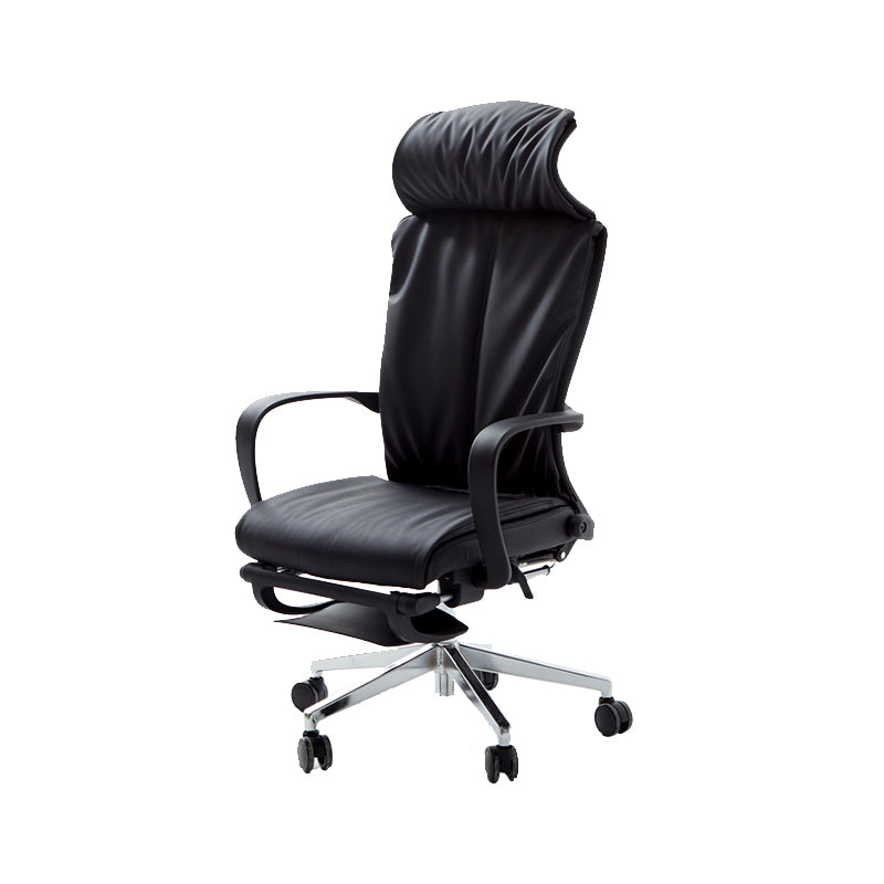 Modern Fixed Arms Managers Chair Adjustable Seat Height Desk Chair for Office