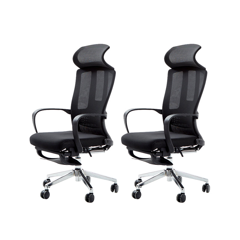 Modern Fixed Arms Managers Chair Adjustable Seat Height Desk Chair for Office