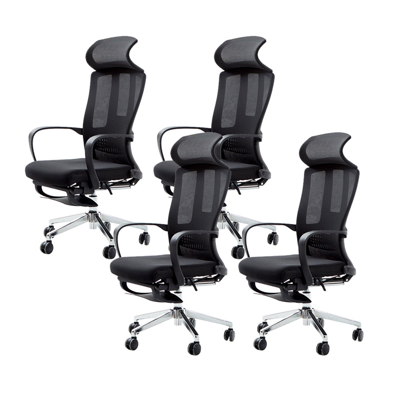 Modern Fixed Arms Managers Chair Adjustable Seat Height Desk Chair for Office