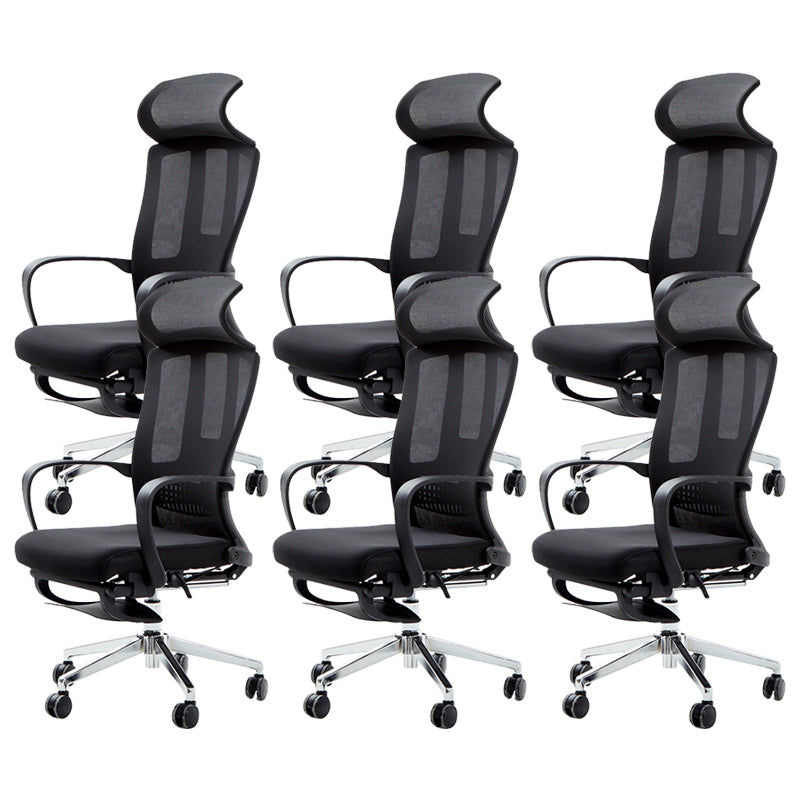 Modern Fixed Arms Managers Chair Adjustable Seat Height Desk Chair for Office