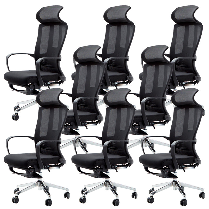 Modern Fixed Arms Managers Chair Adjustable Seat Height Desk Chair for Office