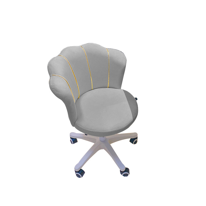 Modern Armless Slide Chair Adjustable Seat Height Desk Chair