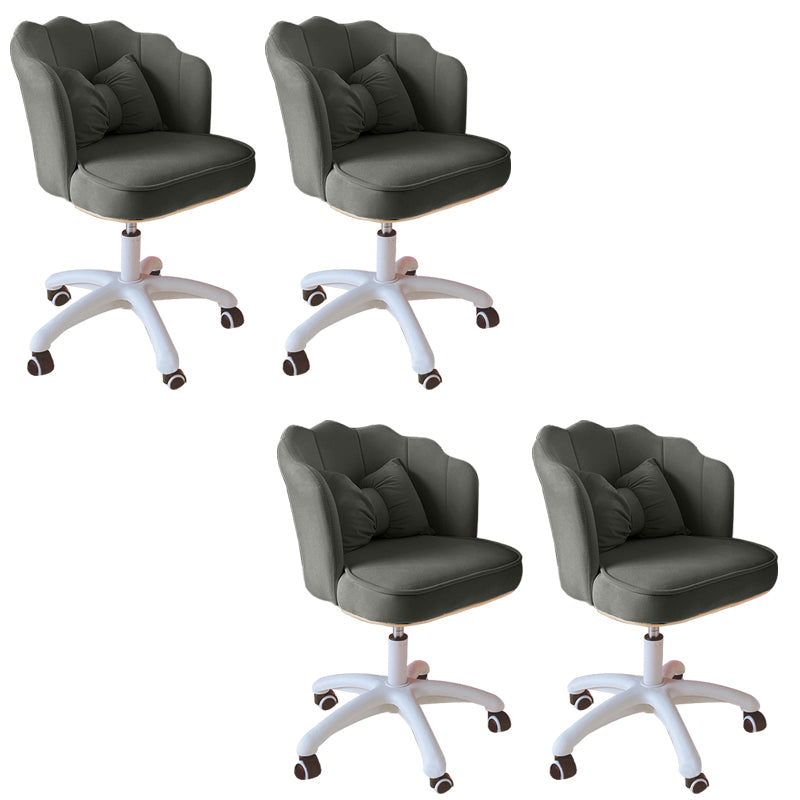 Modern Armless Office Chair Adjustable Seat Height Desk Chair