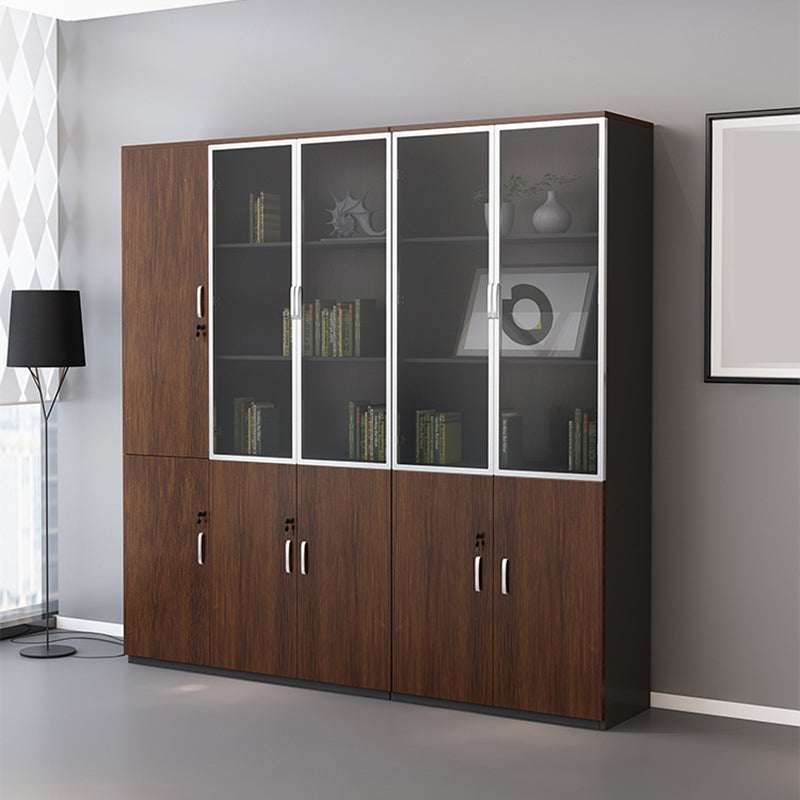 Vertical Contemporary File Cabinet Wooden Frame Filing Cabinet