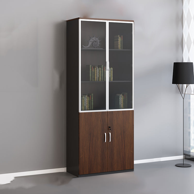 Vertical Contemporary File Cabinet Wooden Frame Filing Cabinet