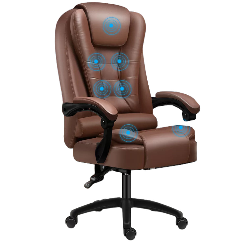 Contemporary Indoor Recliner Chair with Arms and Tufted Back