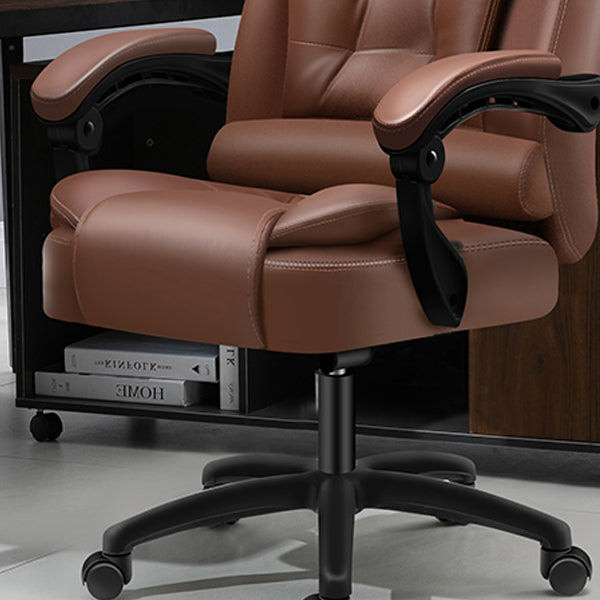 Contemporary Indoor Recliner Chair with Arms and Tufted Back