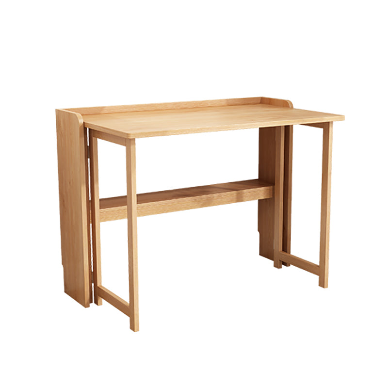 Study Desk Solid Wood Home Foldable Desk and Chair Writing Desk