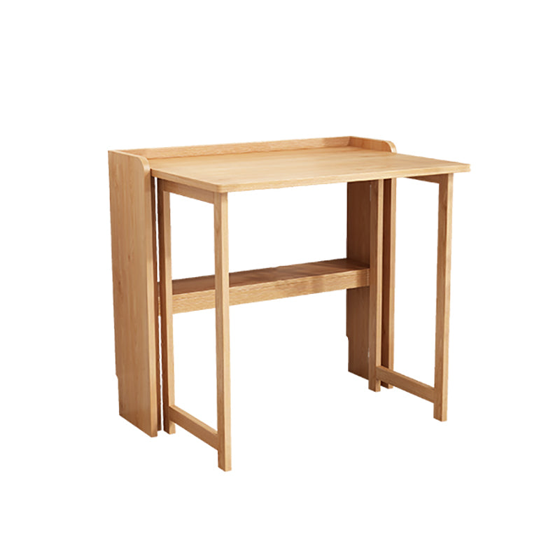 Study Desk Solid Wood Home Foldable Desk and Chair Writing Desk