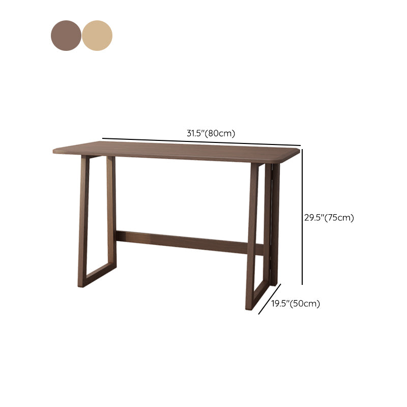 Study Desk Solid Wood Home Foldable Desk and Chair Writing Desk