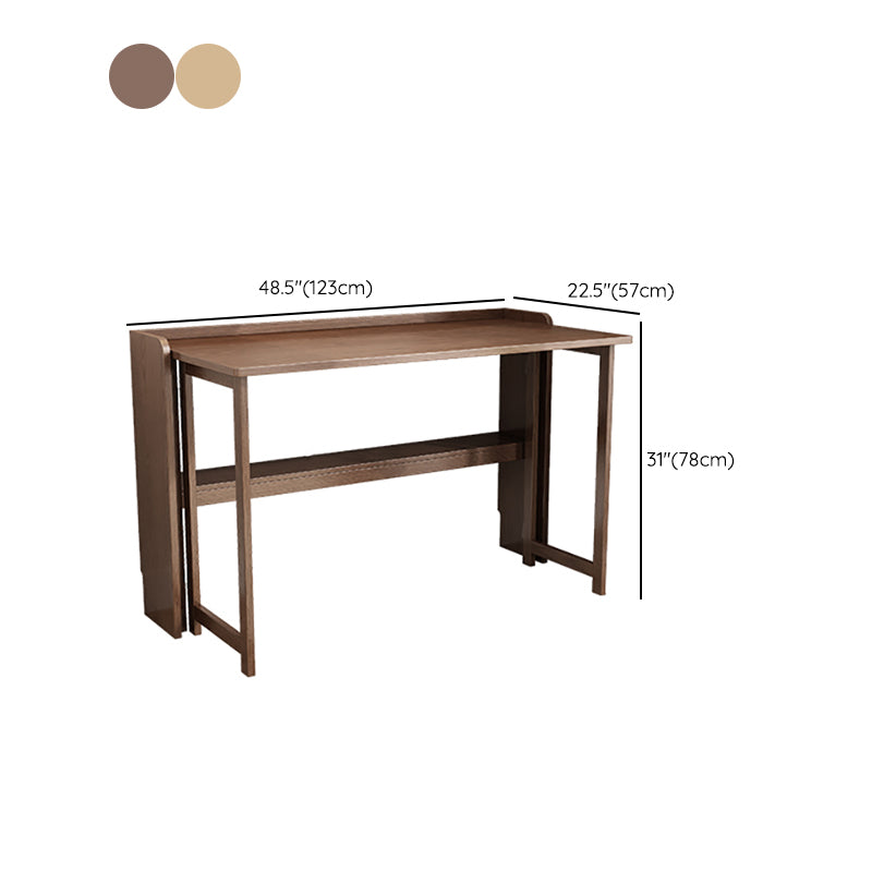 Study Desk Solid Wood Home Foldable Desk and Chair Writing Desk