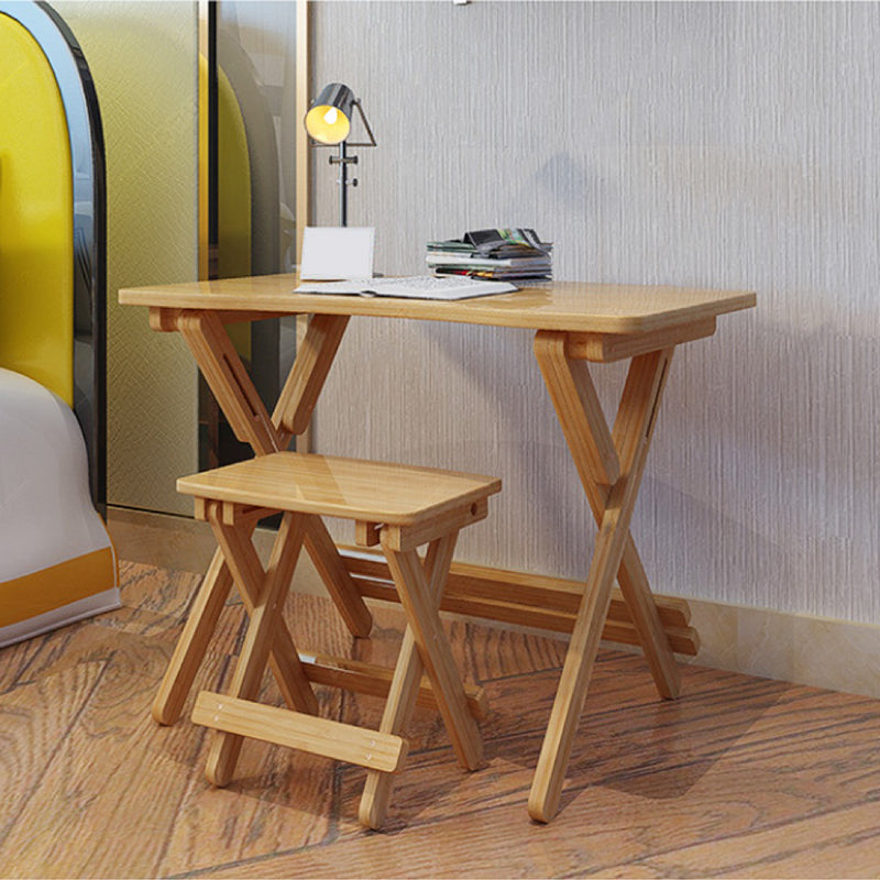 Writing Desk Desk and Chair Wooden Light Wood Home Foldable Multifunctional Lifting