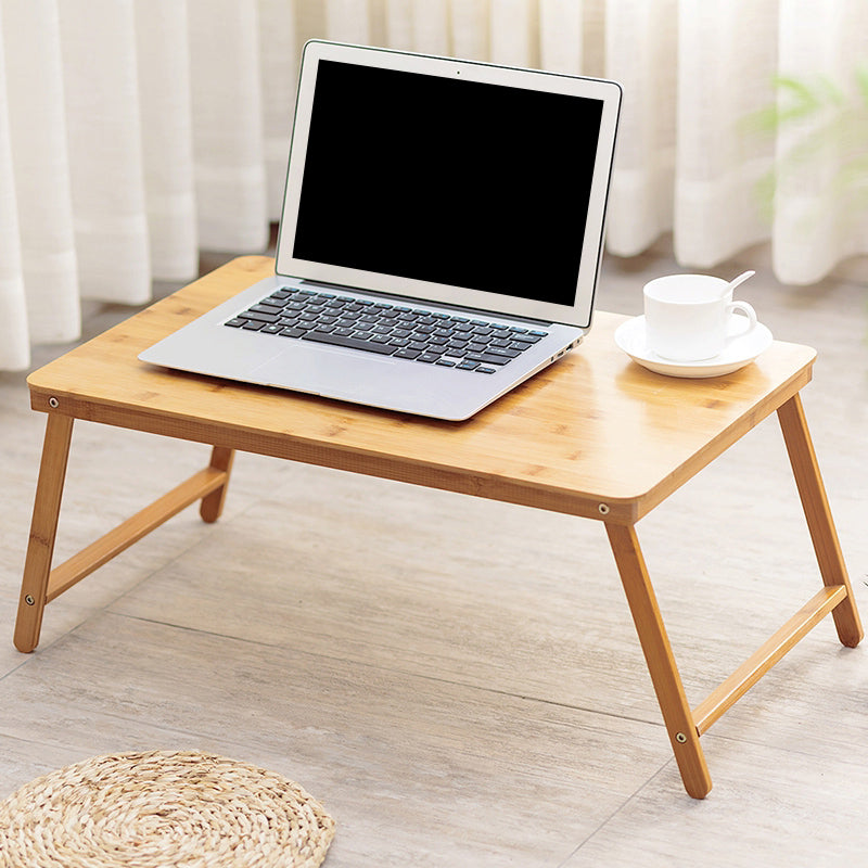 Writing Desk Light Wood Foldable Bamboo Home Wooden Computer Desk