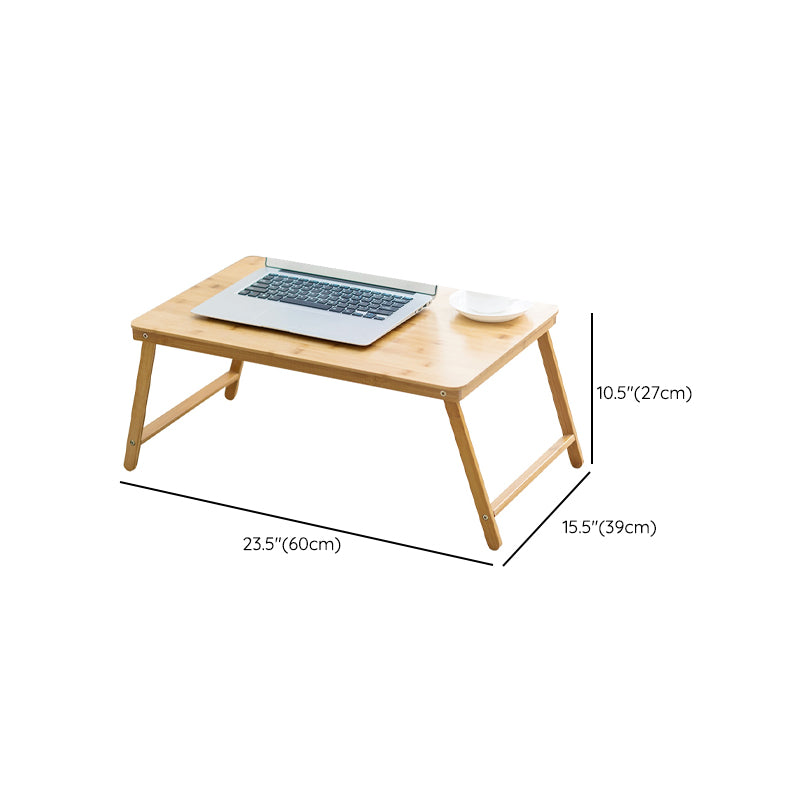 Writing Desk Light Wood Foldable Bamboo Home Wooden Computer Desk