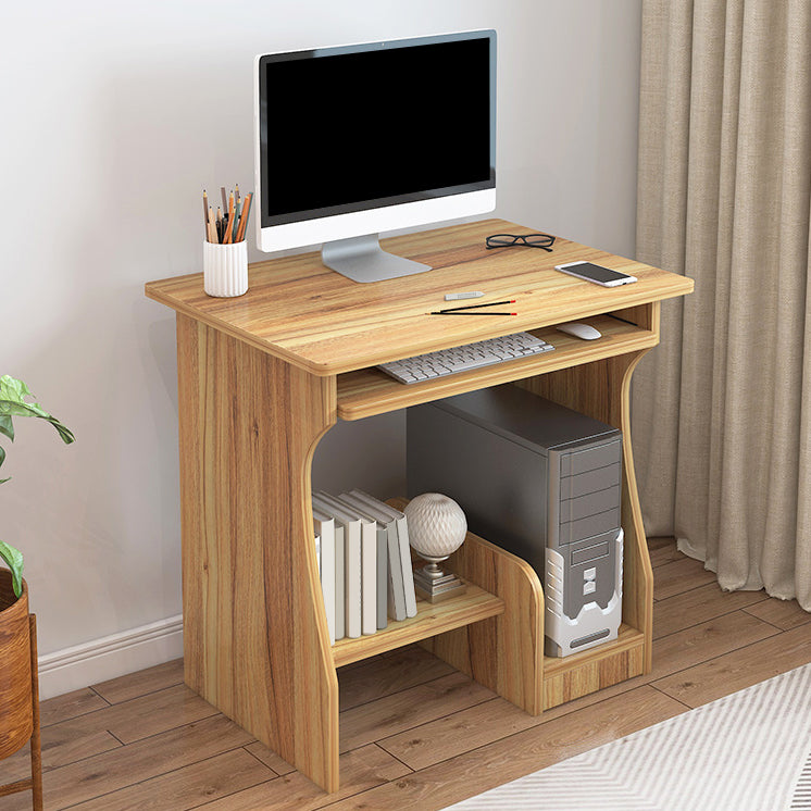 Computer Desk with Storage Shelves Wood Multiple Colors Home Student Table