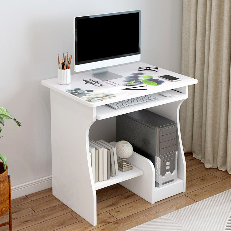 Computer Desk with Storage Shelves Wood Multiple Colors Home Student Table