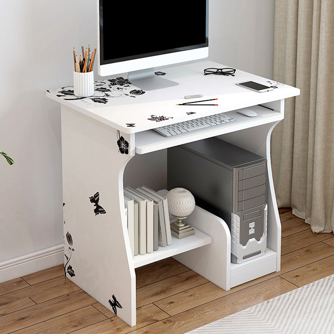 Computer Desk with Storage Shelves Wood Multiple Colors Home Student Table