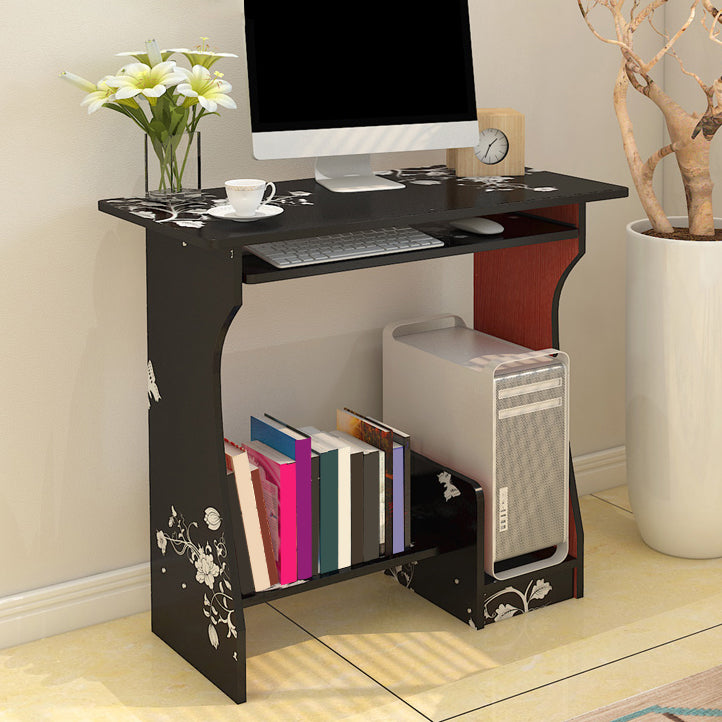 Computer Desk with Storage Shelves Wood Multiple Colors Home Student Table