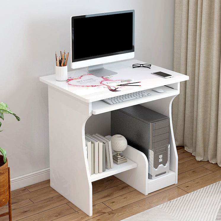 Computer Desk with Storage Shelves Wood Multiple Colors Home Student Table