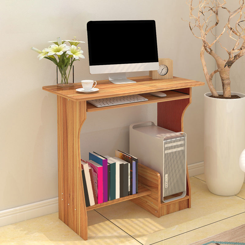 Computer Desk with Storage Shelves Wood Multiple Colors Home Student Table