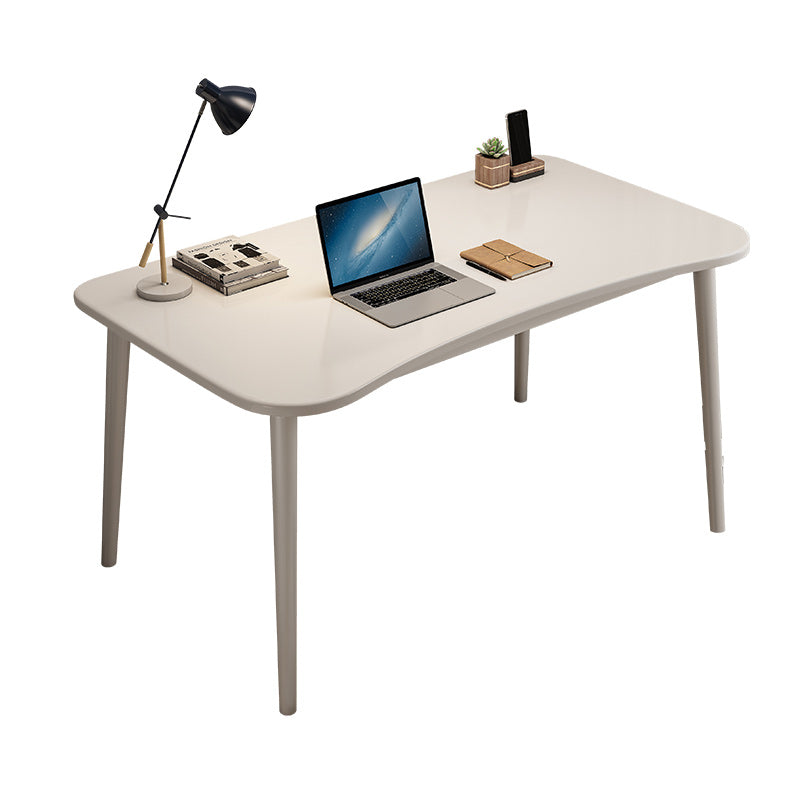 Contemporary Solid Wood Writing Desk with Chair Student Desk