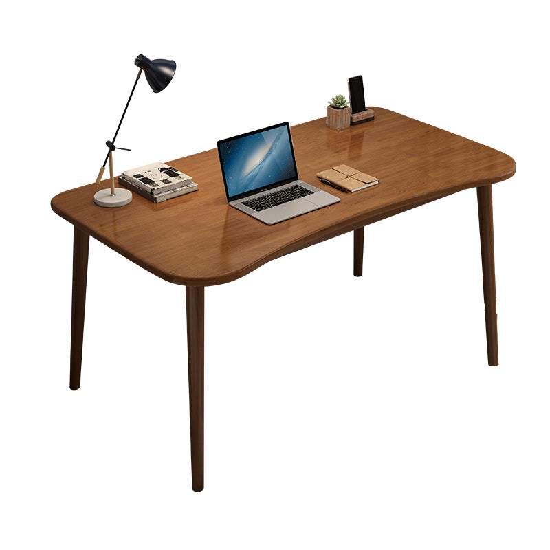 Contemporary Solid Wood Writing Desk with Chair Student Desk